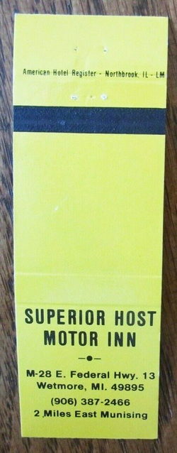 North Star Motel (Superior Host Motor Inn) - Matchbook